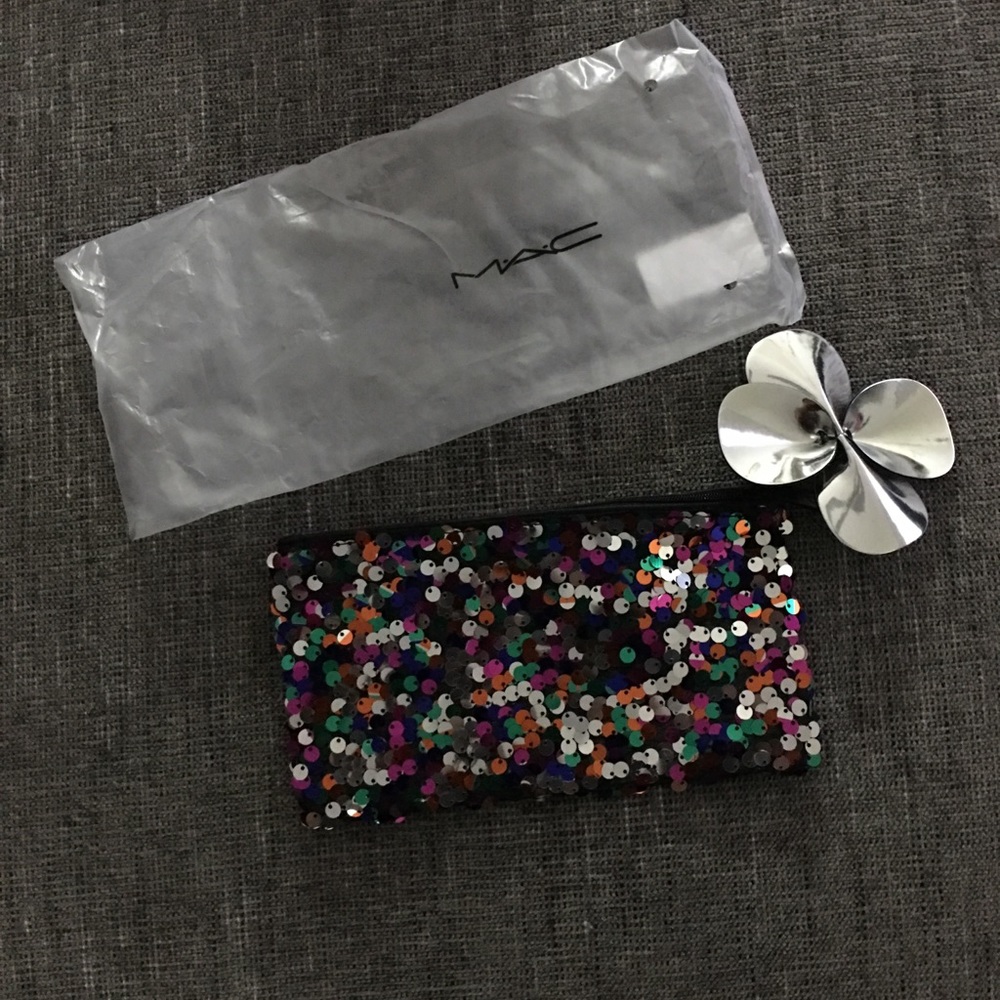 MAC Sequin Makeup Clutch